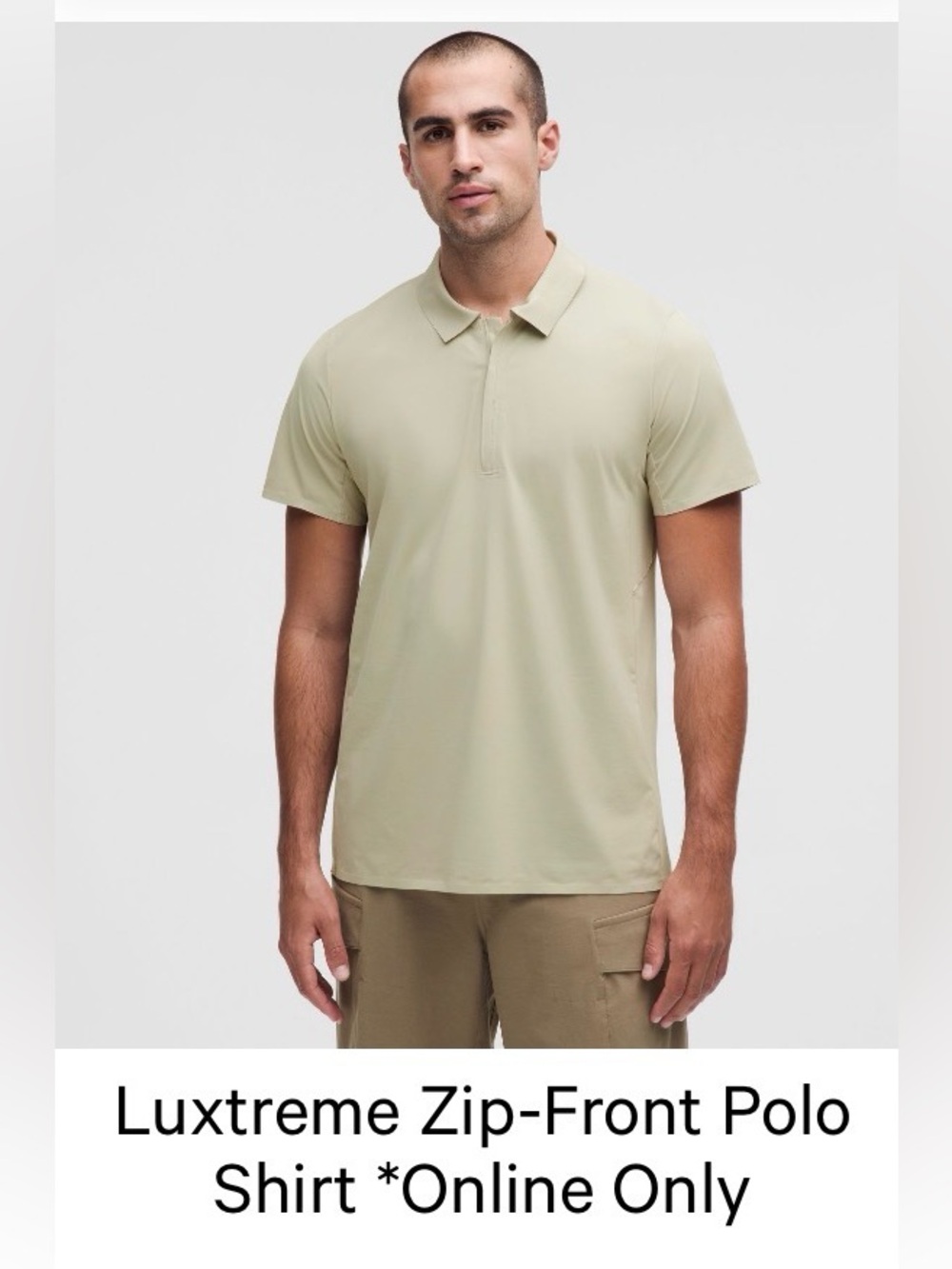 lululemon athletica Men's Polo in Sand
